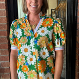 Belinda Floral Top