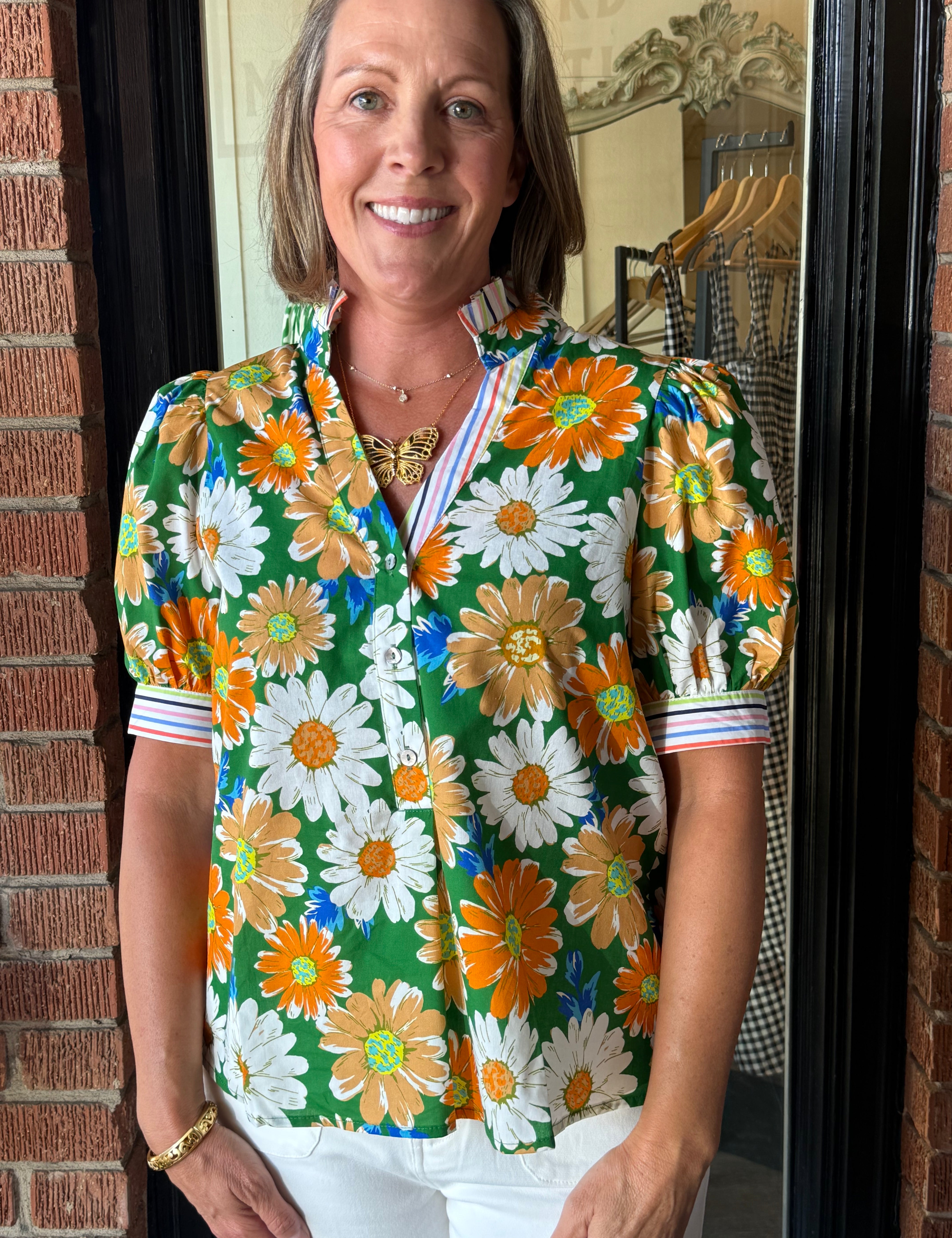 Belinda Floral Top