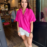 Suzie Scalloped Top