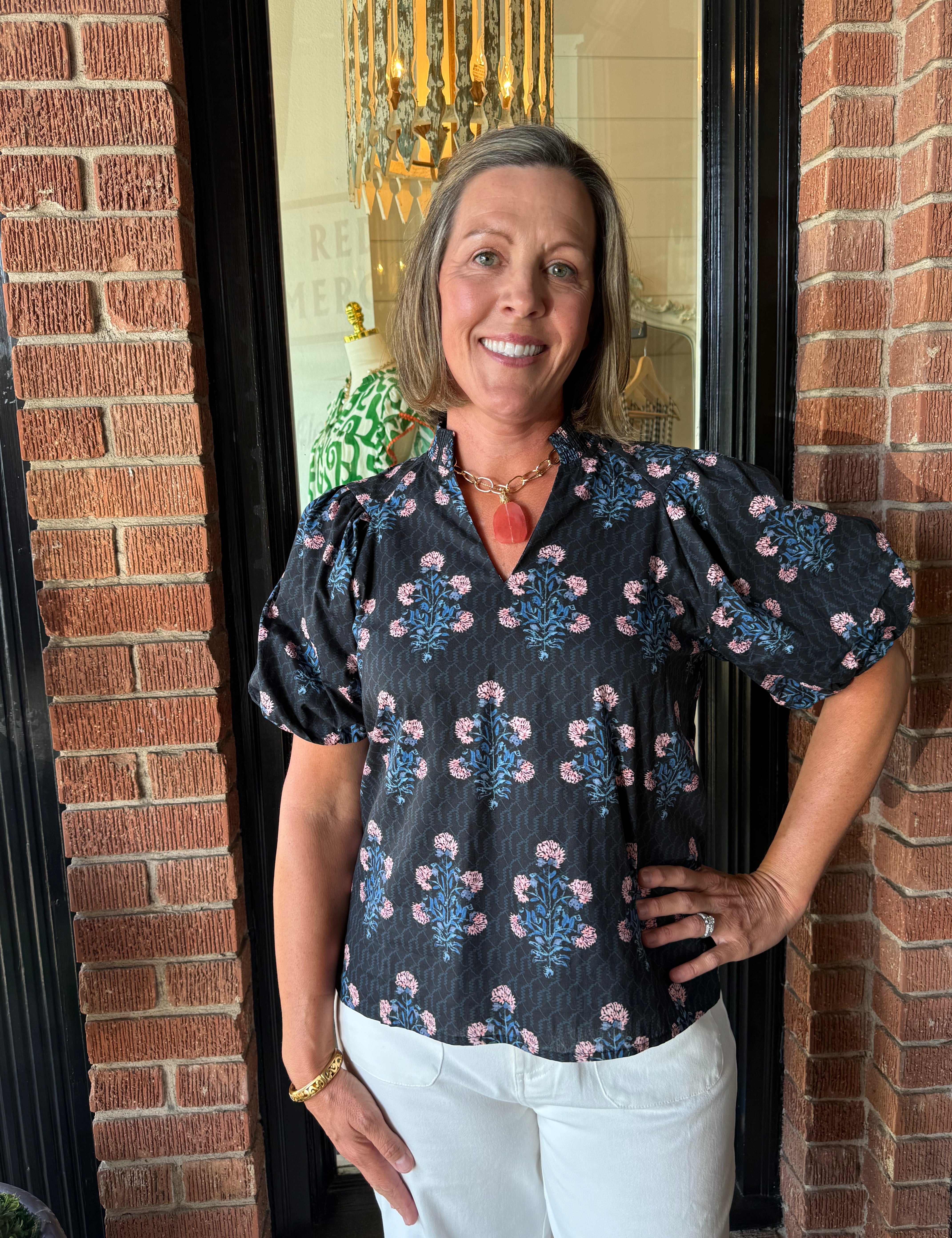 Landa Floral Top