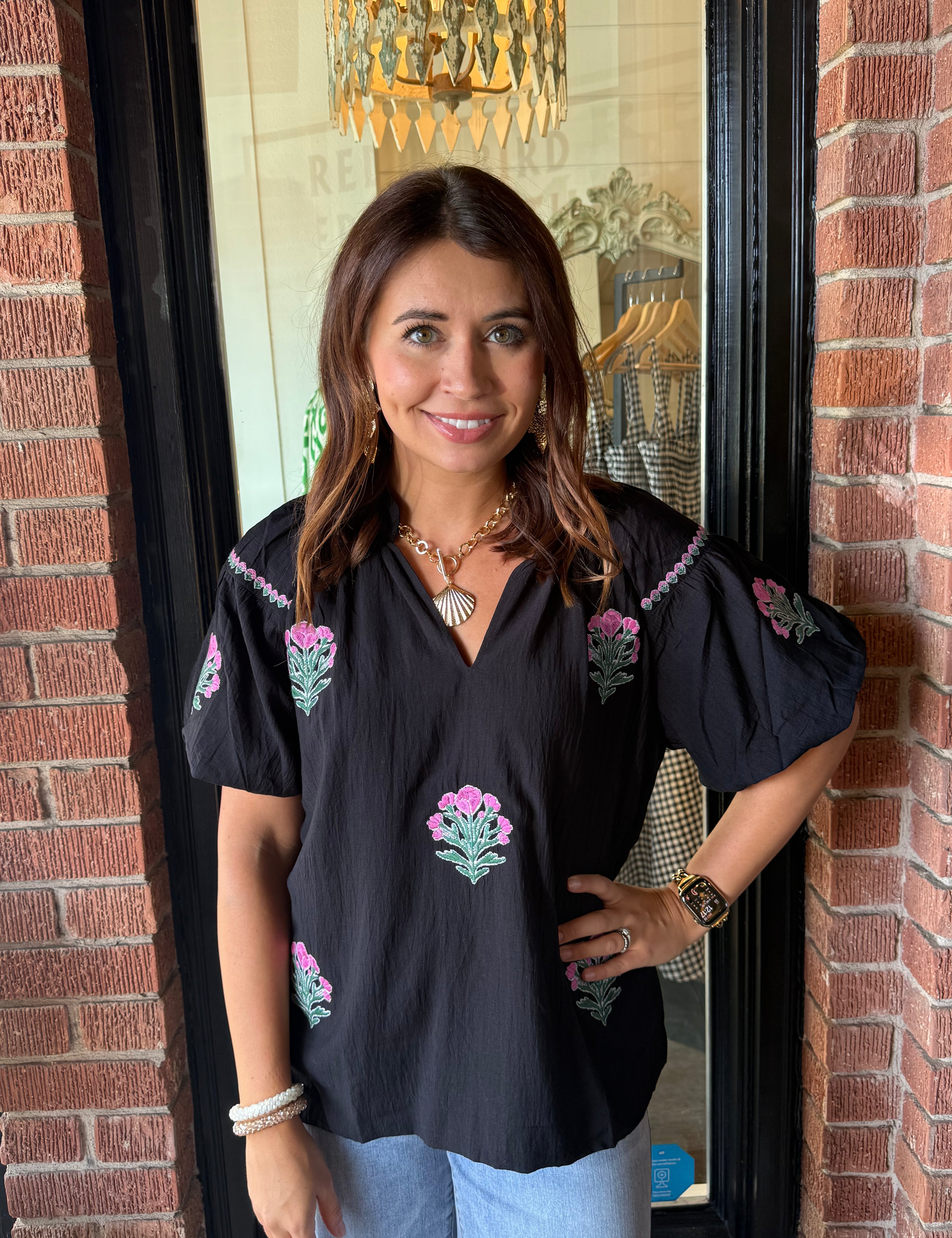 Claire Floral Top