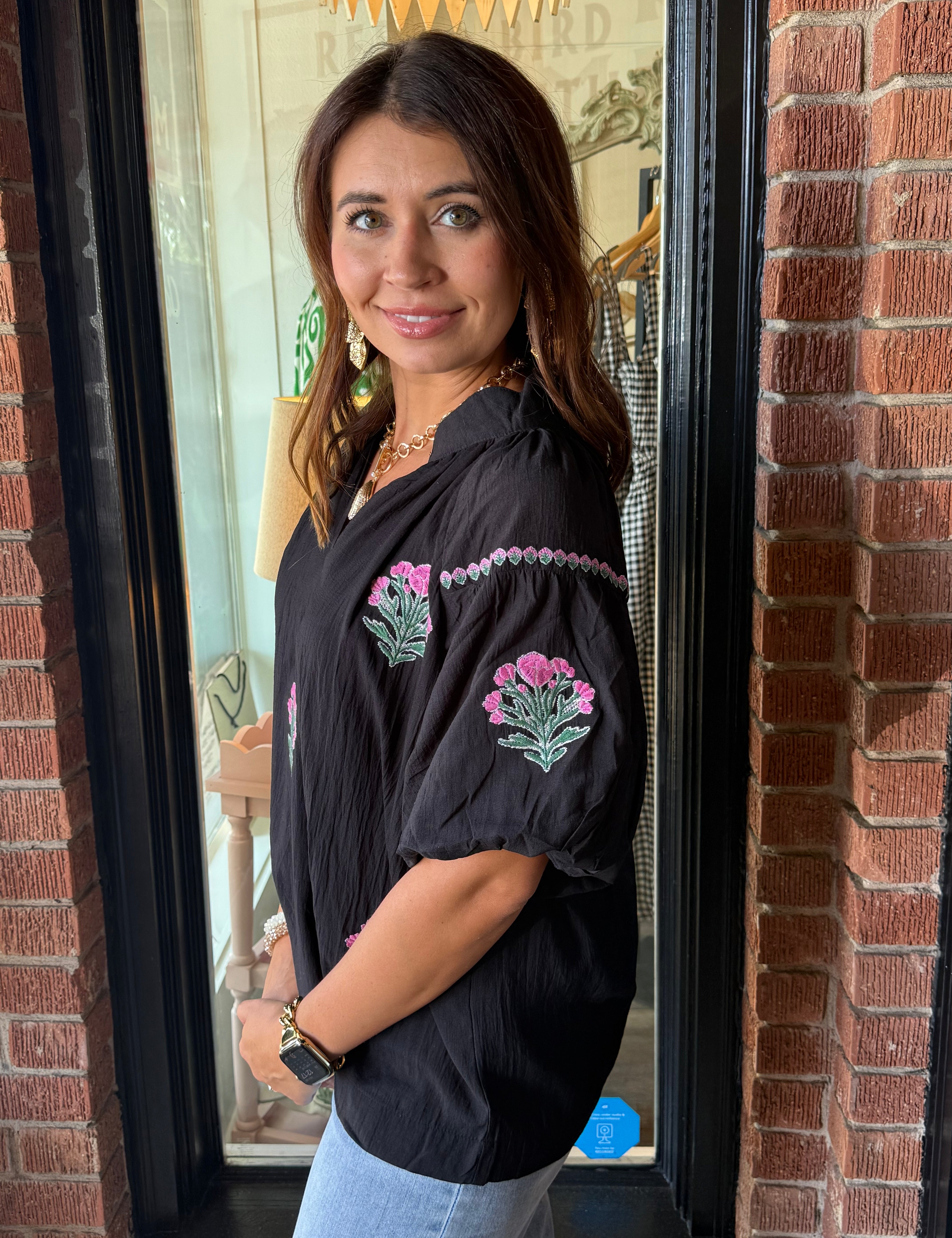 Claire Floral Top