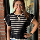 Clark Crocheted Sweater