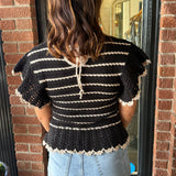 Clark Crocheted Sweater
