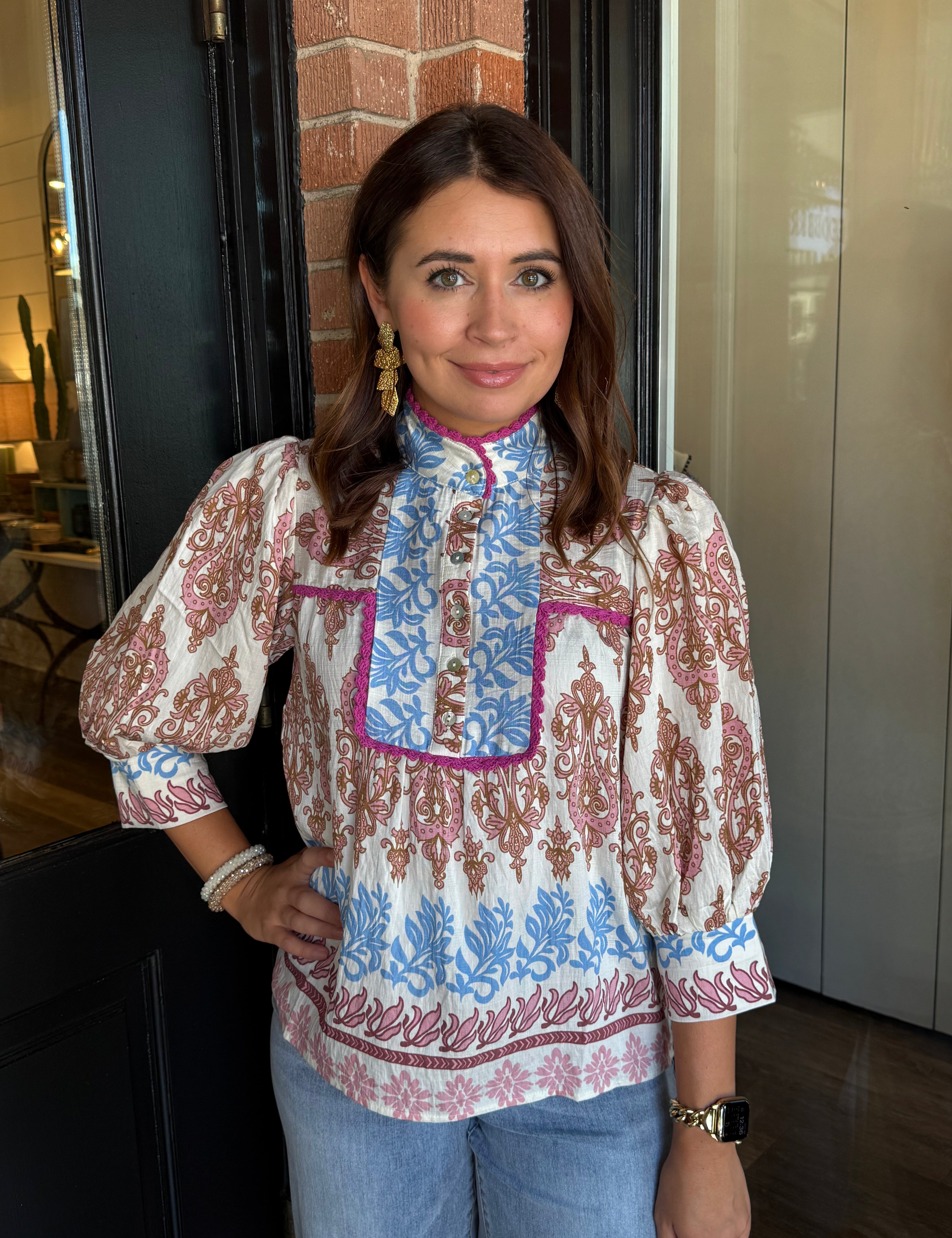 Claire Floral Top