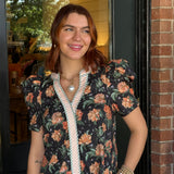 Raleigh Orange Floral Dress