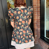 Raleigh Orange Floral Dress
