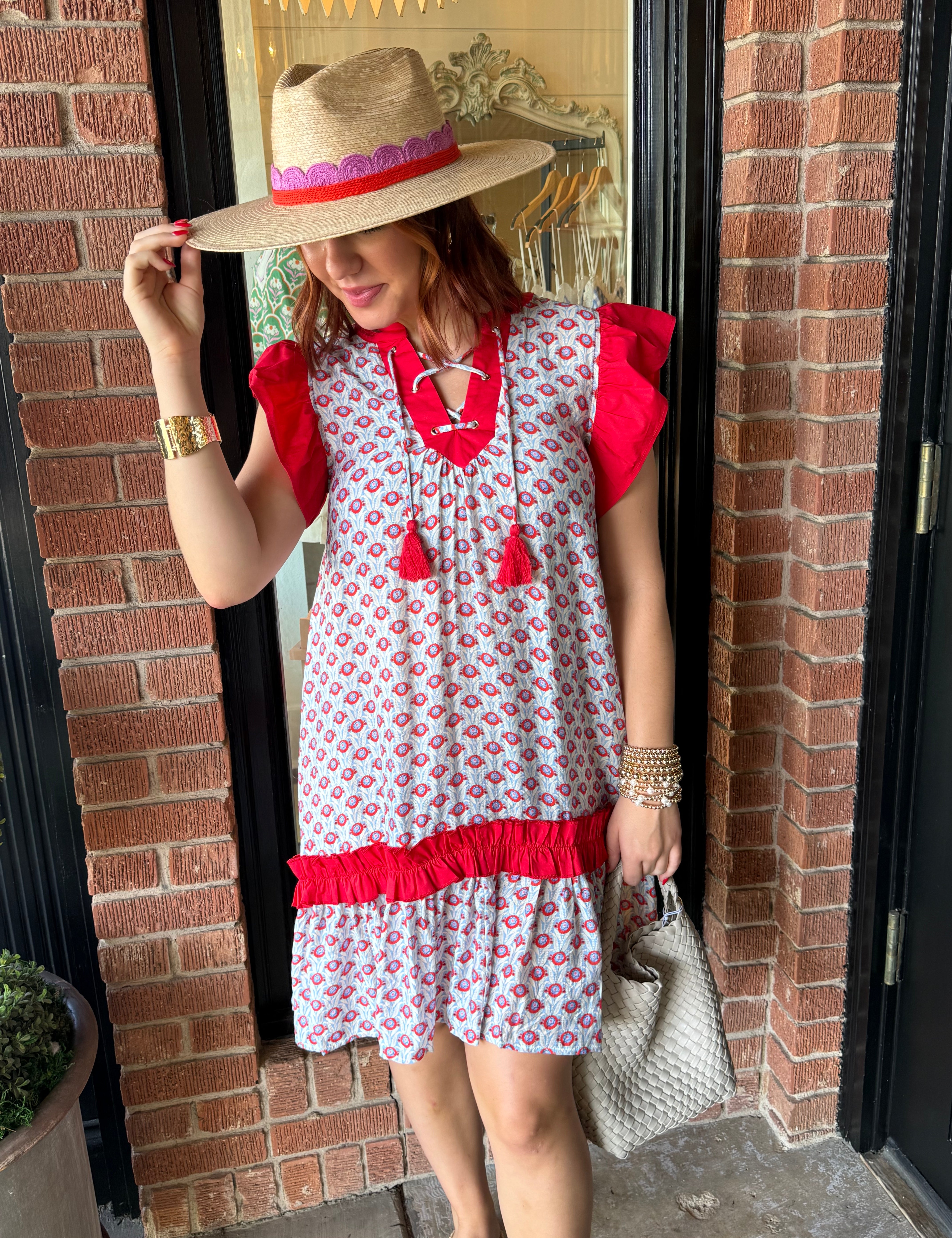 Janelle Ruffle Dress
