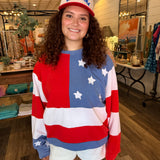 Susan American Flag Sweatshirt