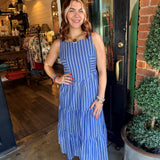 Lizzy Striped Maxi Dress