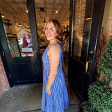 Lizzy Striped Maxi Dress