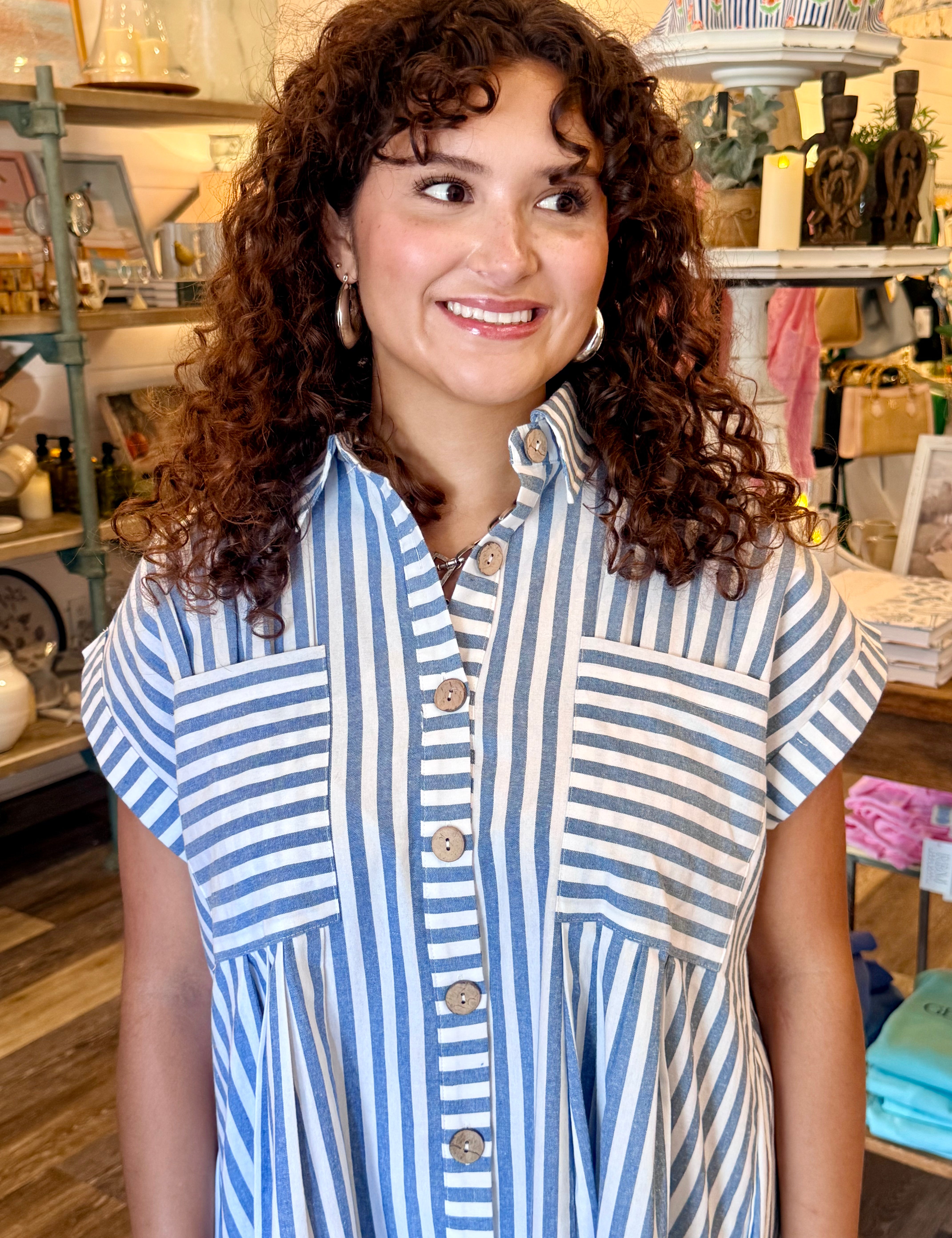 Emma Striped Tunic Dress