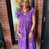 Lucy Floral Midi Dress