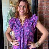 Lucy Floral Midi Dress