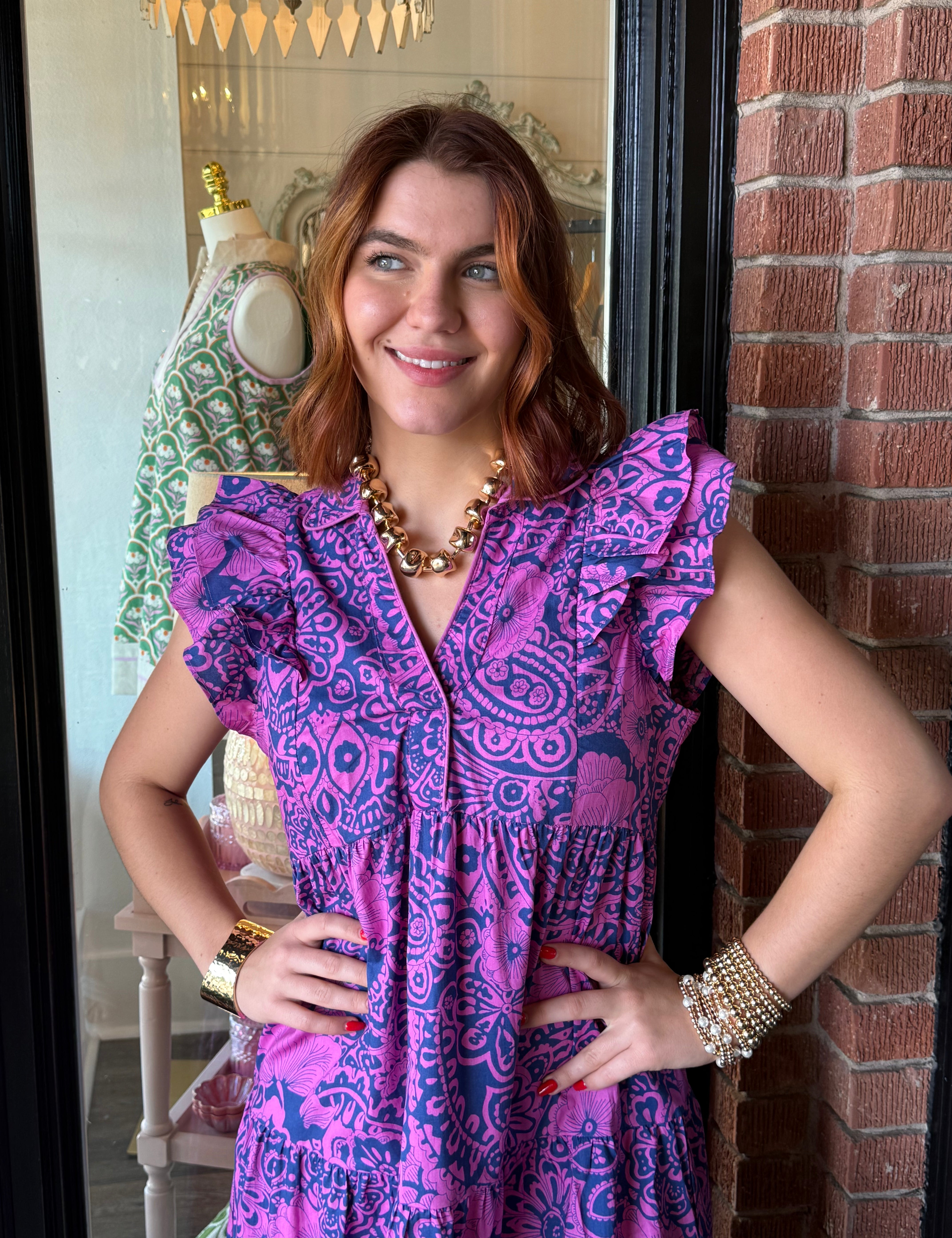Lucy Floral Midi Dress