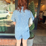 Tamera Star Button Romper
