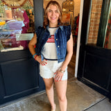 Victoria Denim Vest