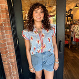 Ashley Lobster Stripe Top