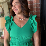 Cameron Green Smocked Dress