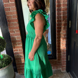Cameron Green Smocked Dress