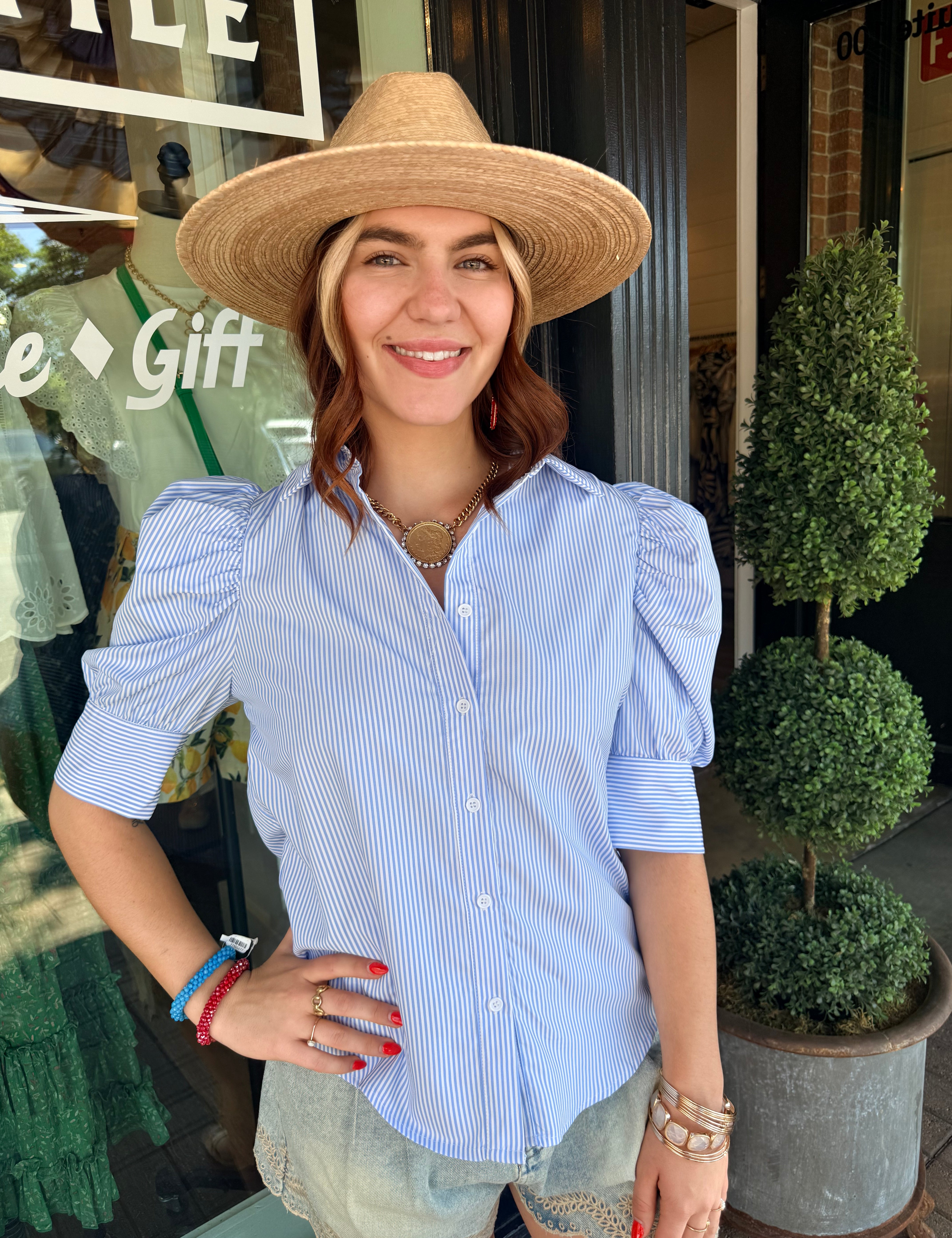 Cherie Puff Sleeve Blouse