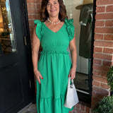Cameron Green Smocked Dress