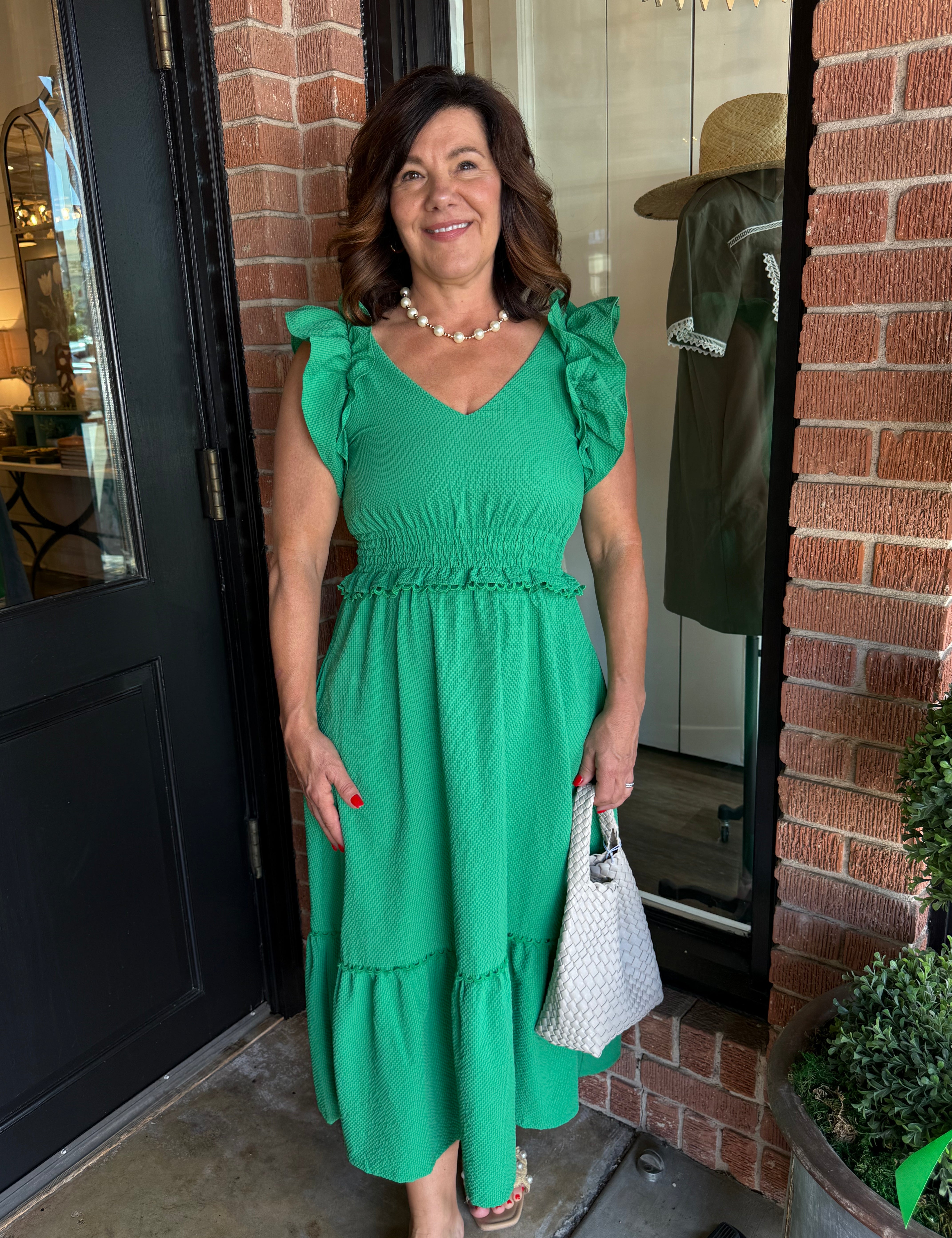 Cameron Green Smocked Dress