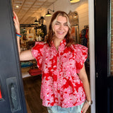 Nelly Flutter Sleeve Top