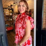 Nelly Flutter Sleeve Top