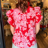 Nelly Flutter Sleeve Top