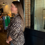 Brandi Leopard Brown Top