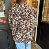 Brandi Leopard Brown Top