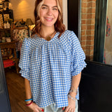 Birdie Gingham Top