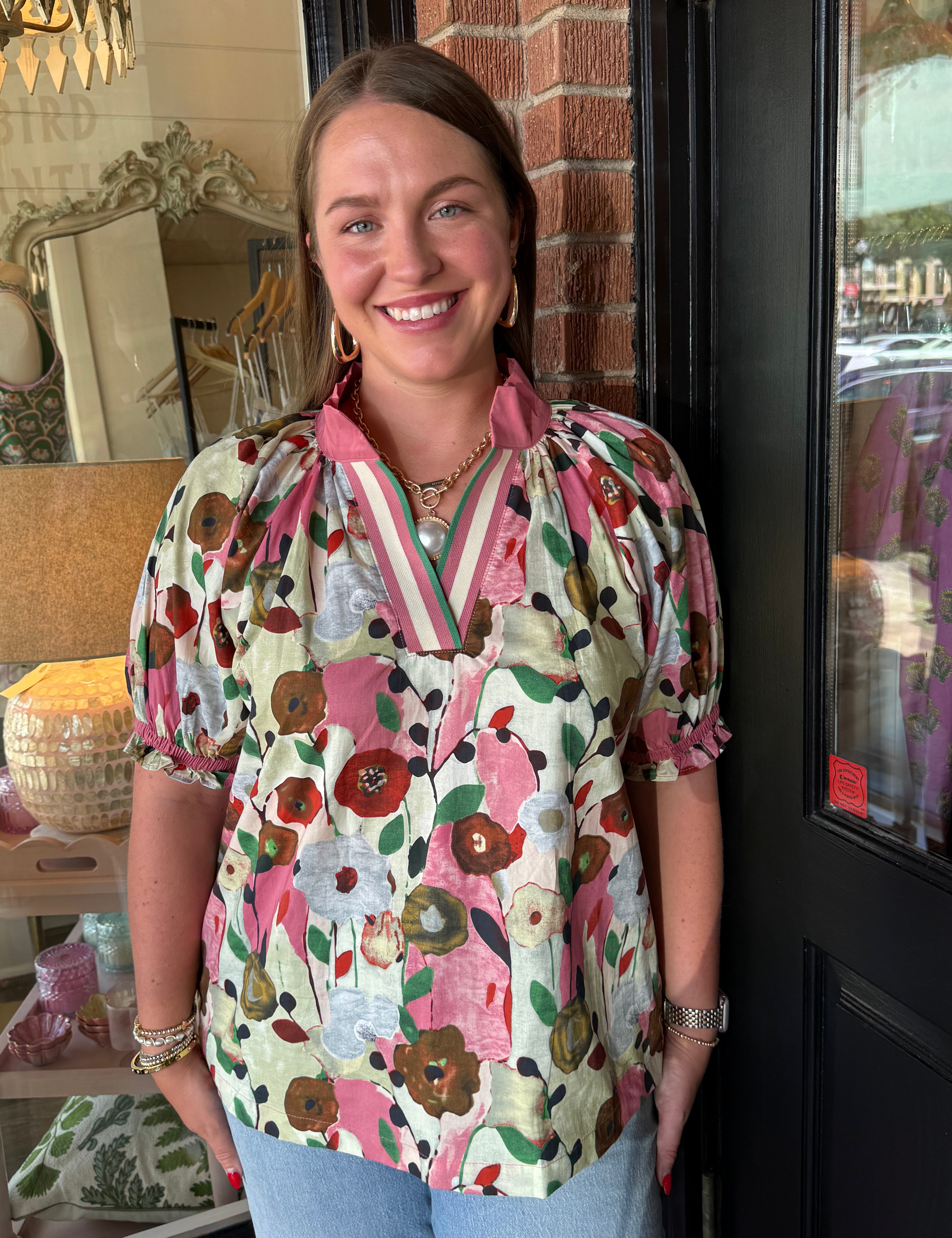 Jenna Floral Top