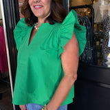 Angel Poplin Top