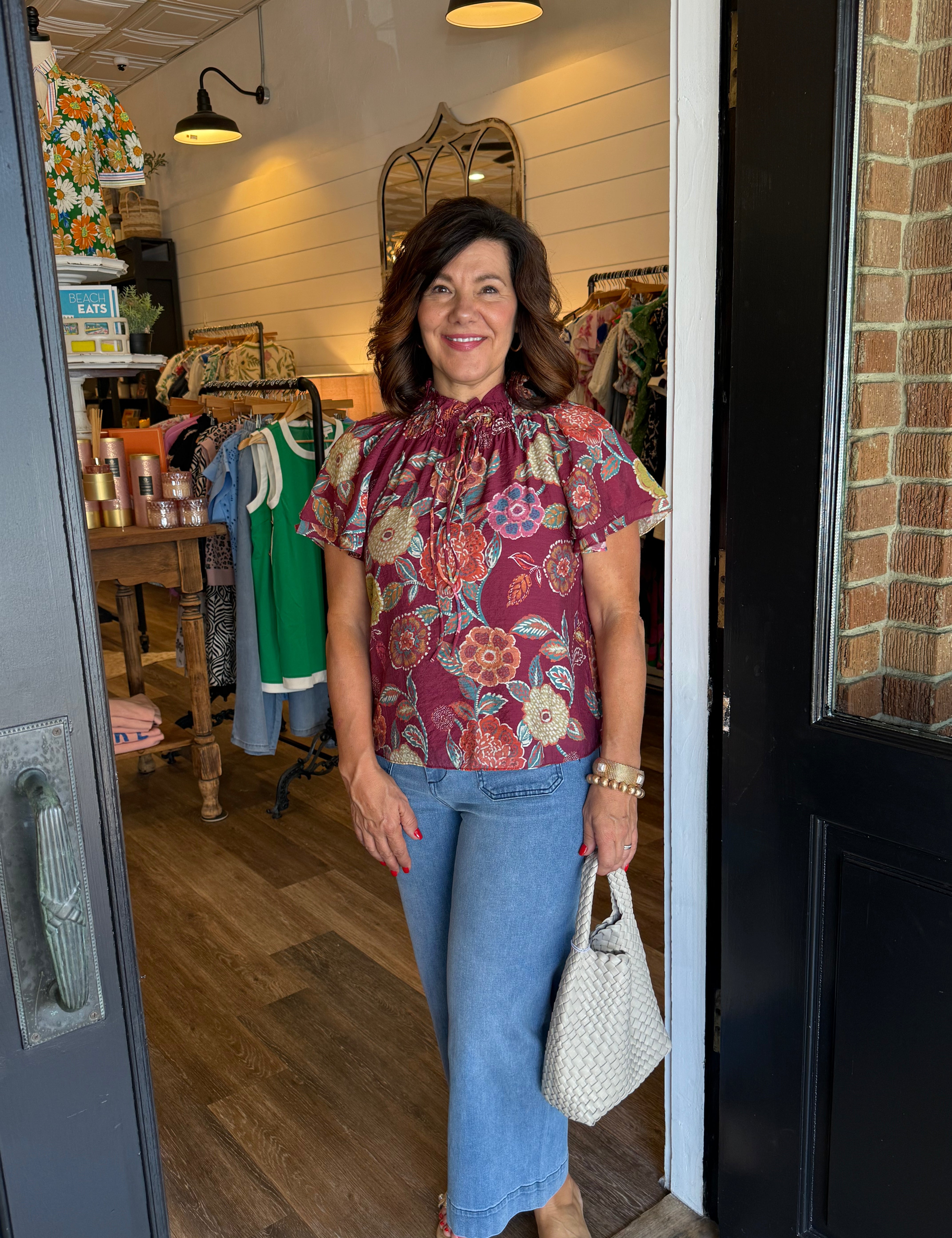 Everly Flutter Sleeve Top