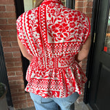 Gina Smocked Waist Top