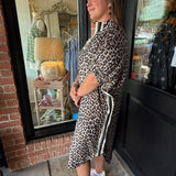 Angie Leopard Midi Dress