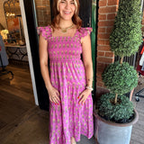 Adeline Smocked Maxi Dress