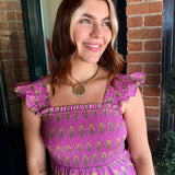 Adeline Smocked Maxi Dress