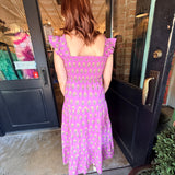Adeline Smocked Maxi Dress
