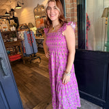 Adeline Smocked Maxi Dress