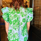 Nelly Flutter Sleeve Top