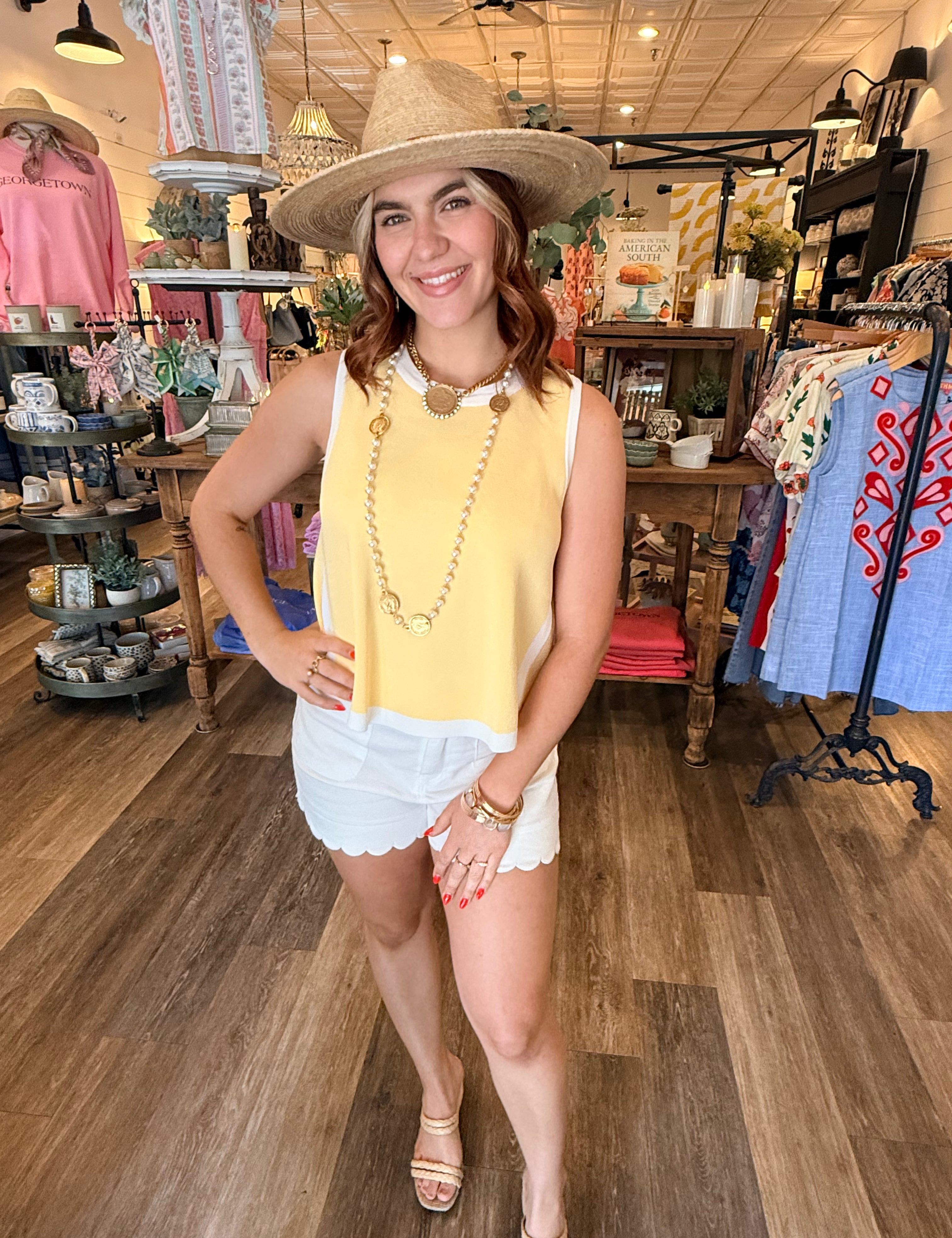 Selma Scalloped Shorts
