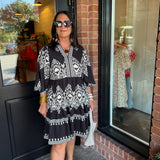 Keitha Black Mix Dress