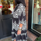 Keitha Black Mix Dress