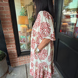 Tiara Mixed Print Dress
