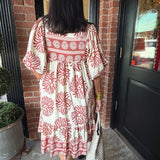 Tiara Mixed Print Dress