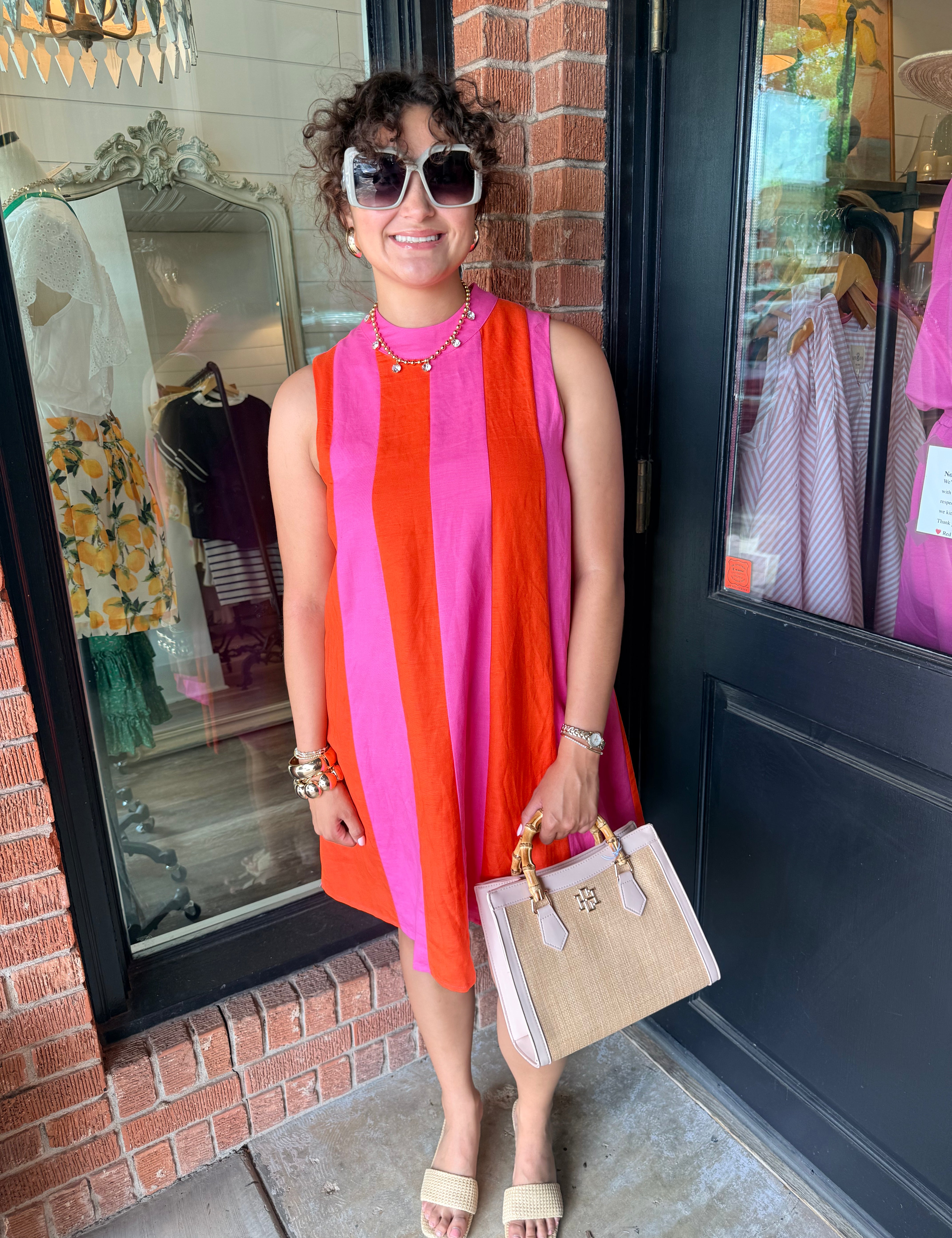 Jenna Color Block Mini Dress