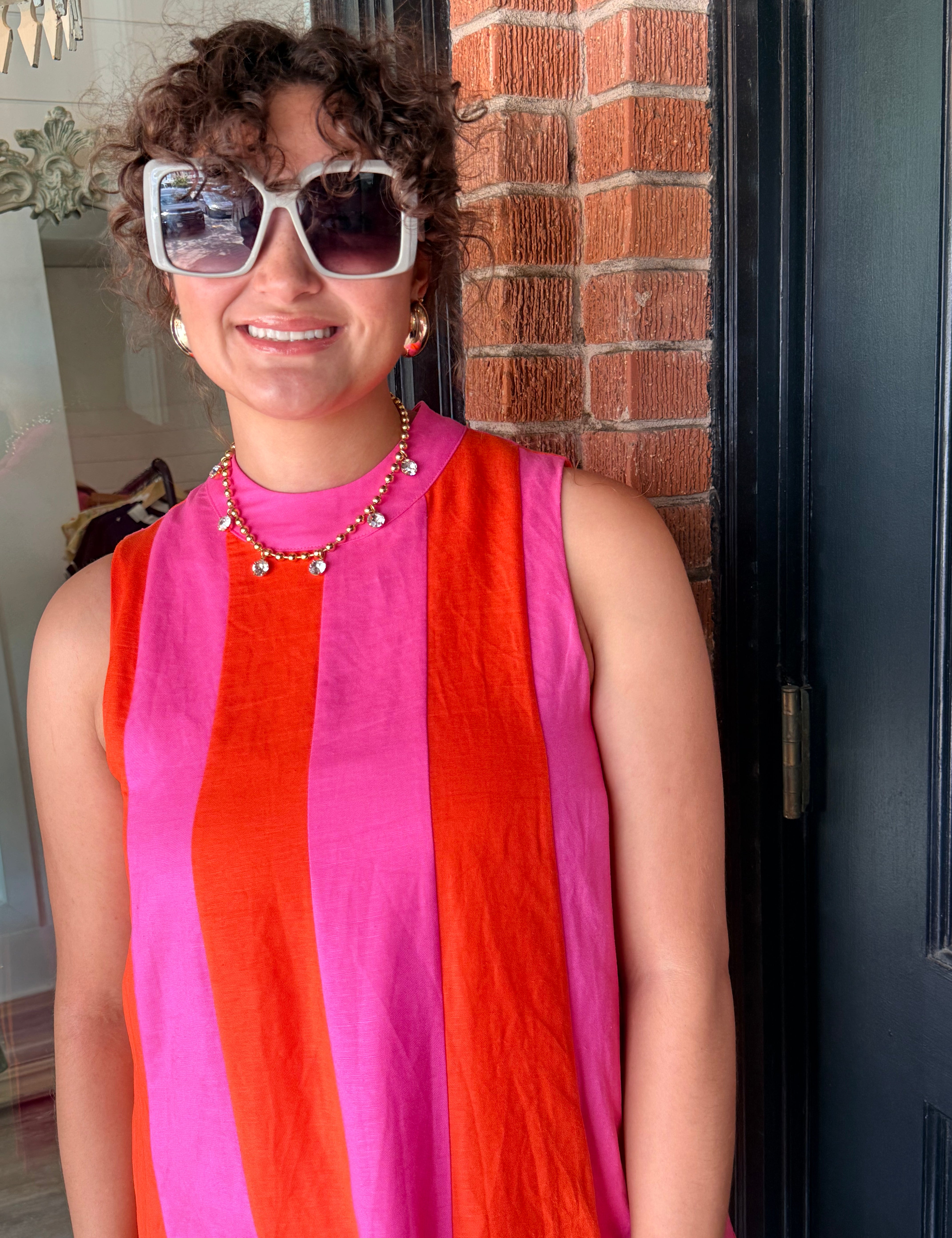 Jenna Color Block Mini Dress